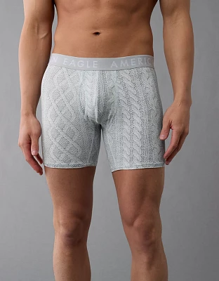 AEO Cable Knit Print 6" Classic Boxer Brief