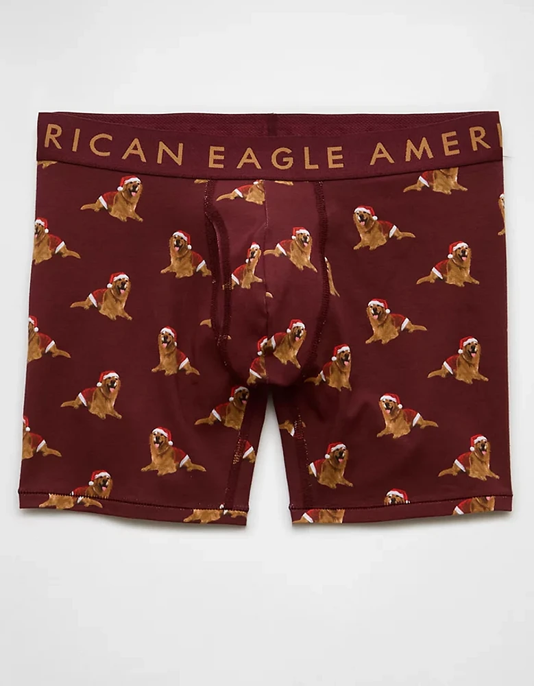 AEO Christmas Dog 6" Classic Boxer Brief