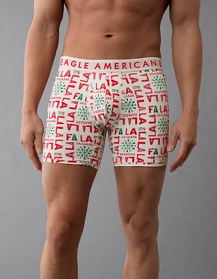 AEO Holiday Fa La 6" Classic Boxer Brief