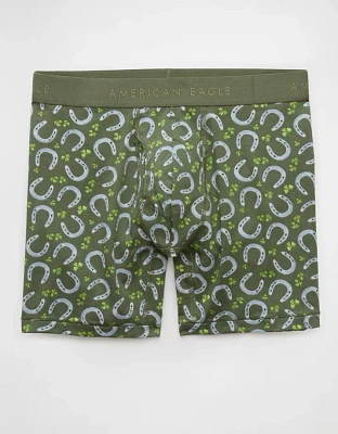 AEO Men's St. Patrick's Day Horseshoes 6" Classic Boxer Brief