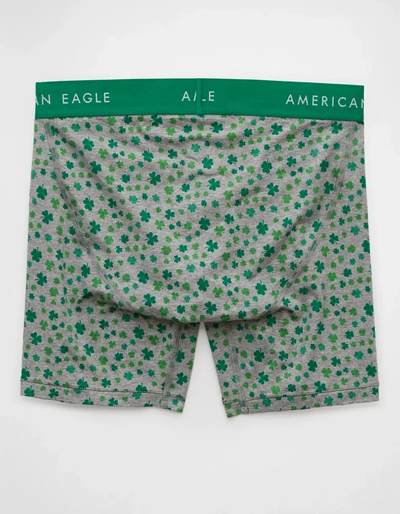 AEO Men's St. Patrick's Day Clovers 6" Classic Boxer Brief