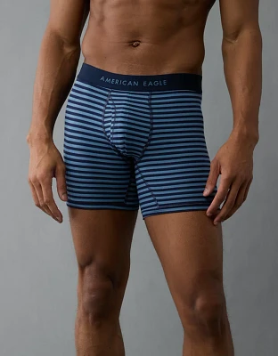 Caleçon boxeur ajusté classique de 6 po rayures pour hommes AEO