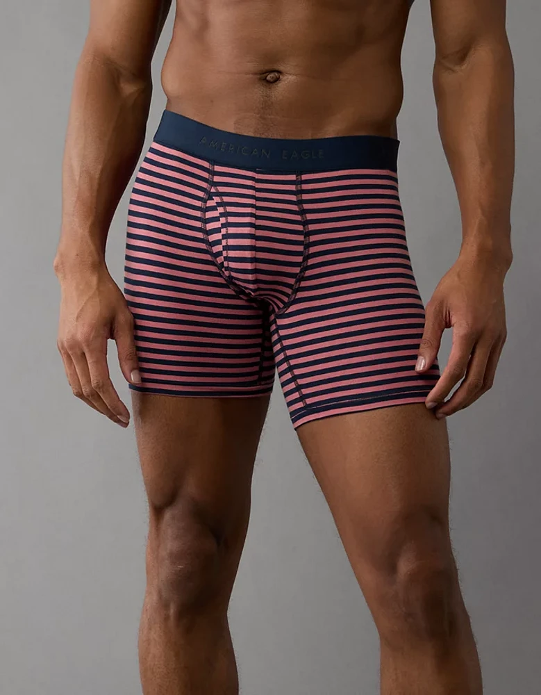 AEO Men's Striped 6" Classic Boxer Brief