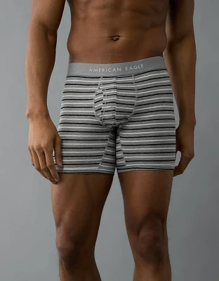 Caleçon boxeur ajusté classique de 6 po rayures pour hommes AEO
