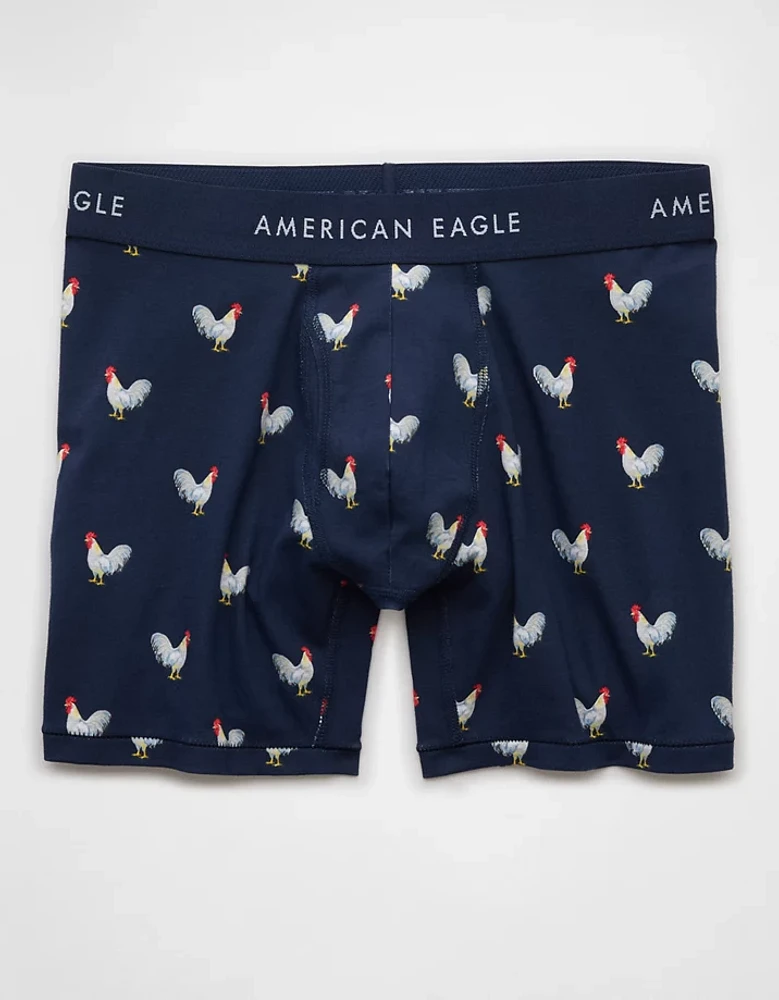 AEO Men's Roosters 6" Classic Boxer Brief