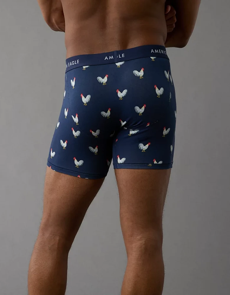 AEO Men's Roosters 6" Classic Boxer Brief