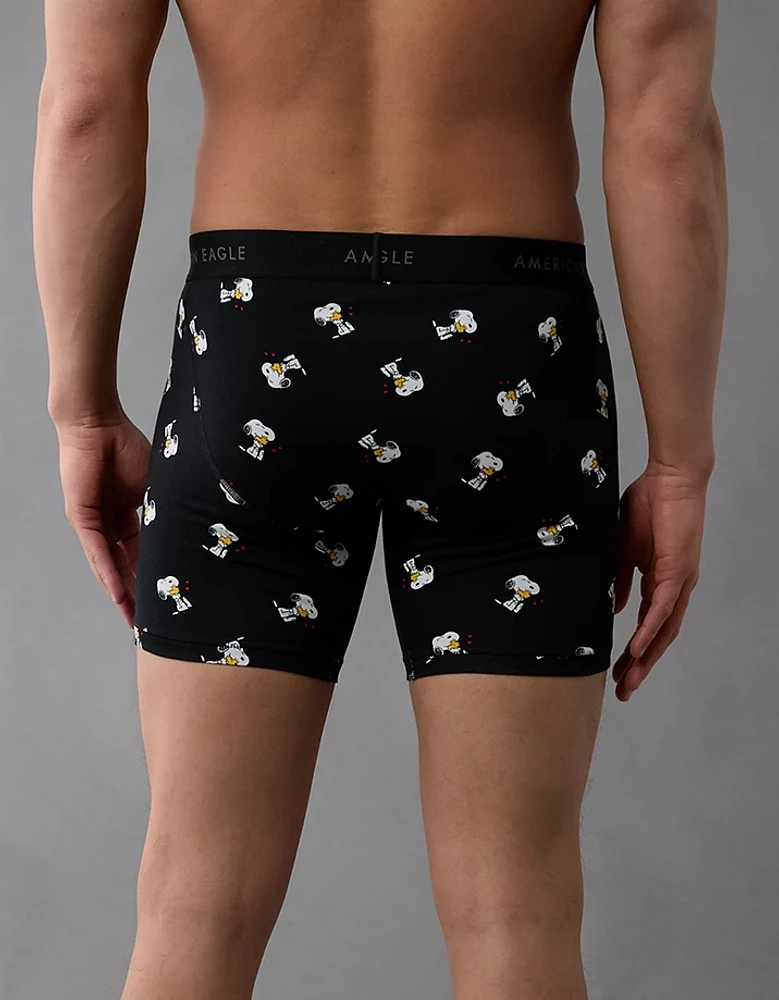 AEO Men's Snoopy Hugs Valentine 6" Classic Boxer Brief