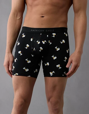 AEO Men's Snoopy Hugs Valentine 6" Classic Boxer Brief