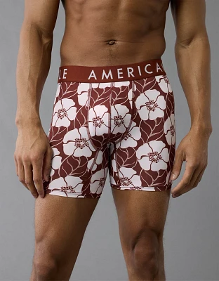 AEO Men's Floral 6" Flex Boxer Brief