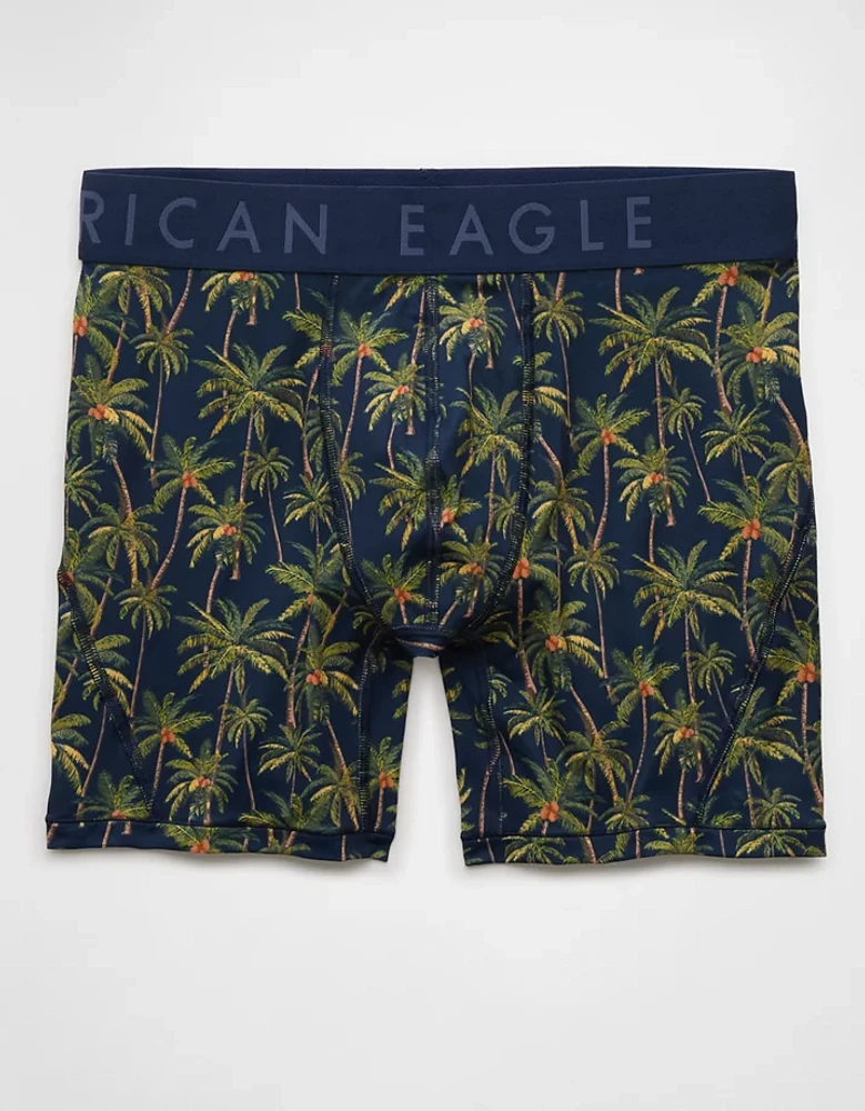 Caleçon boxeur ajusté Flex de 6 po palmiers pour hommes AEO