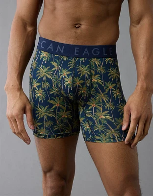 AEO Men's Palm Trees 6" Flex Boxer Brief