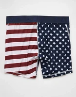 AEO Men's USA Stars & Stripes 6" Flex Boxer Brief