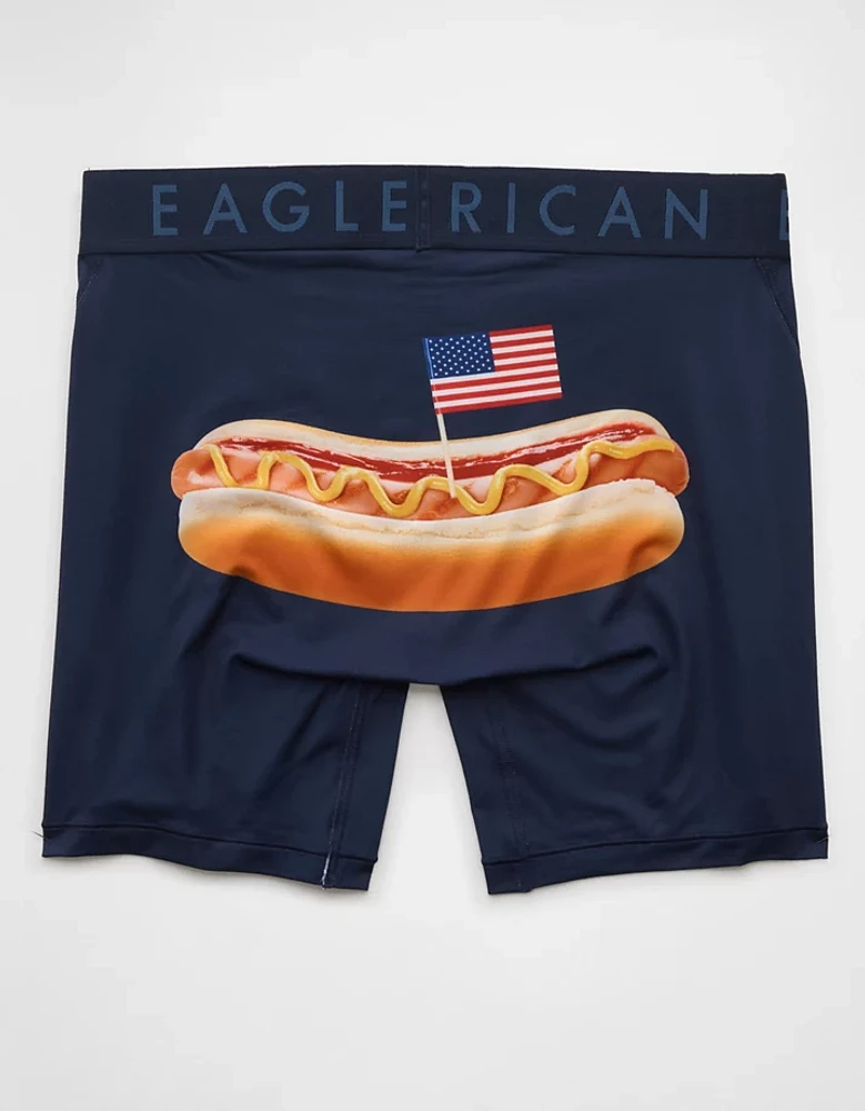 Caleçon boxeur ajusté Flex de 6 po hot-dogs USA pour hommes AEO