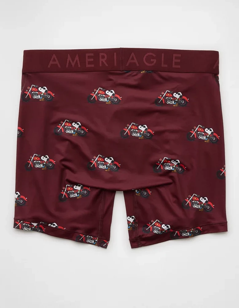 AEO Men's Snoopy Motorcycle 6" Flex Boxer Brief
