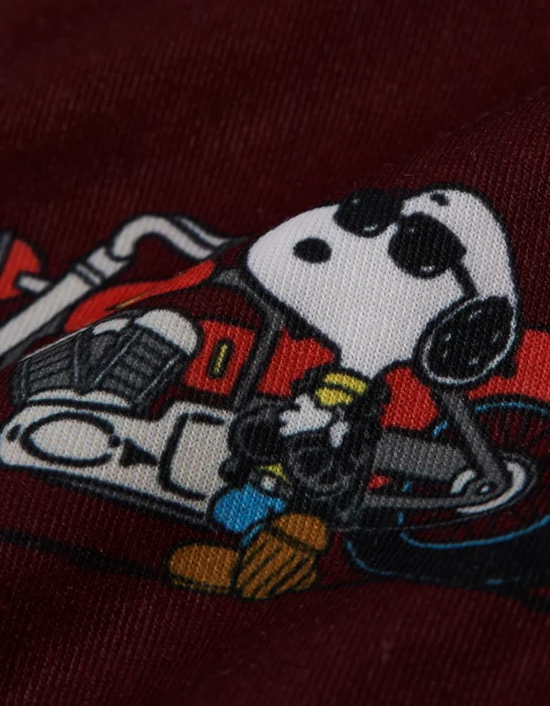 AEO Men's Snoopy Motorcycle 6" Flex Boxer Brief
