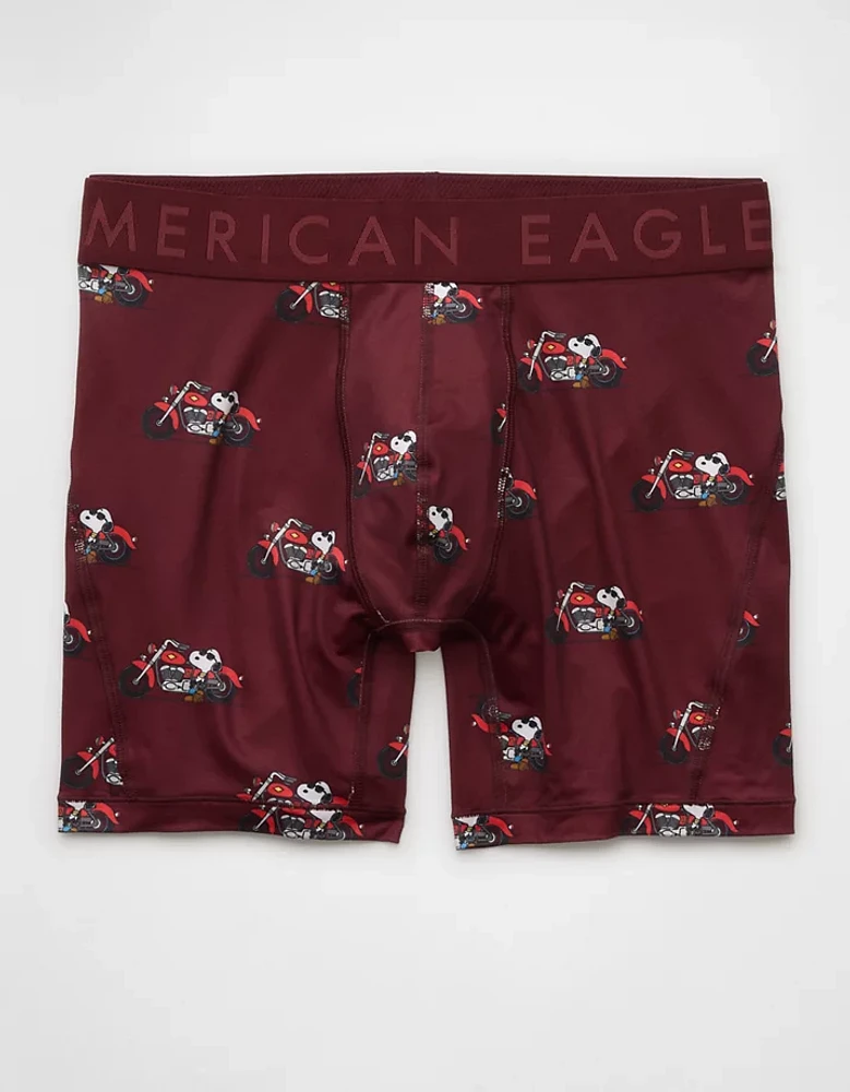 AEO Men's Snoopy Motorcycle 6" Flex Boxer Brief