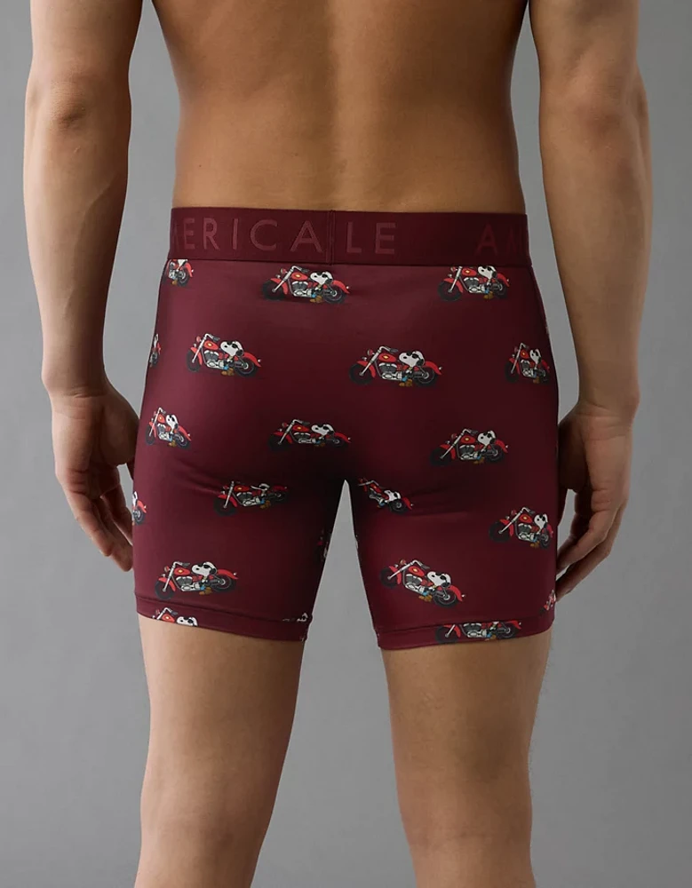 AEO Men's Snoopy Motorcycle 6" Flex Boxer Brief