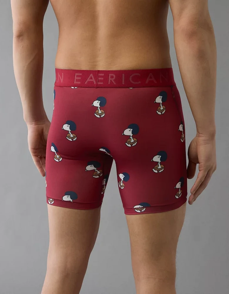 AEO Men's Snoopy Football 6" Flex Boxer Brief