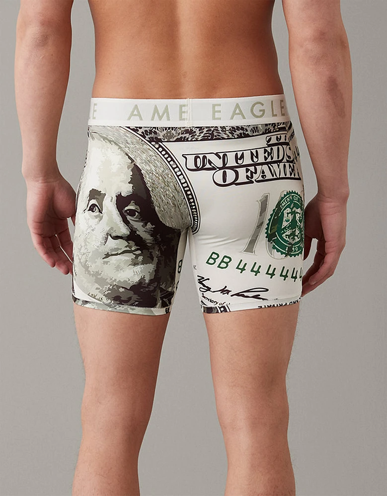 Caleçon boxeur ajusté Flex de 6 po billets banque pour hommes AEO