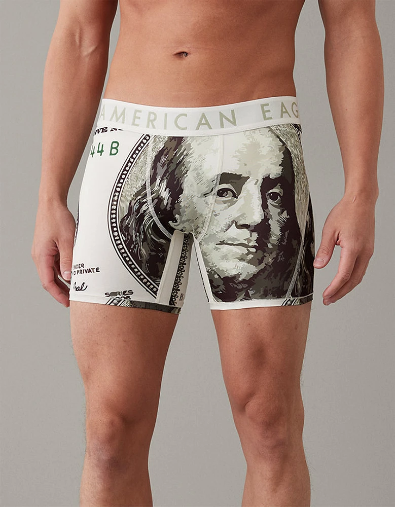 Caleçon boxeur ajusté Flex de 6 po billets banque pour hommes AEO