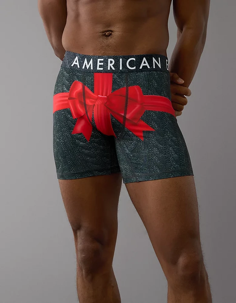 AEO Men's Gift Bow 6" Flex Boxer Brief