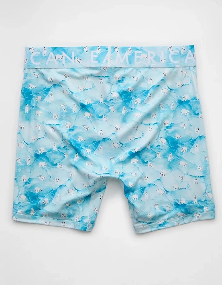 AEO Men's Tiny Polar Bears 6" Flex Boxer Brief