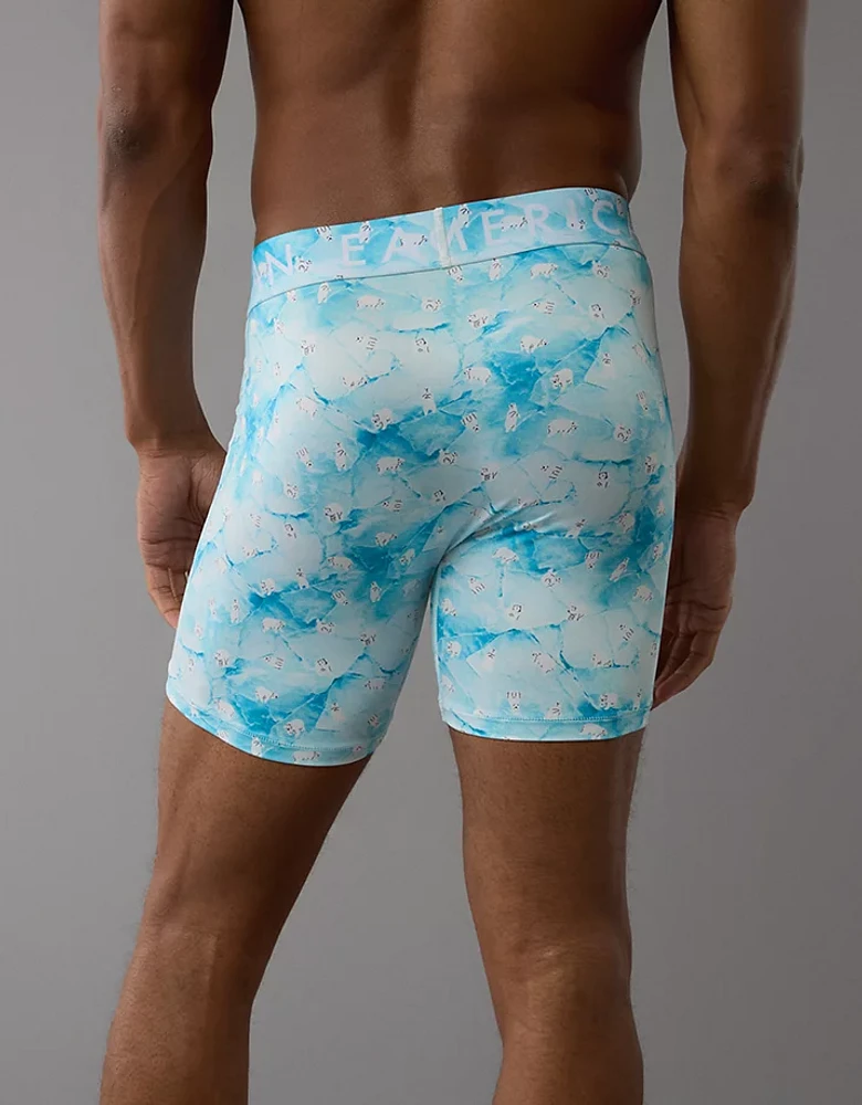 AEO Men's Tiny Polar Bears 6" Flex Boxer Brief