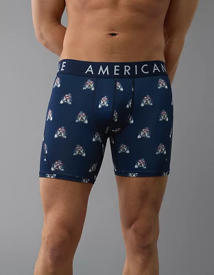 AEO Men's Ski Dogs 6" Flex Boxer Brief