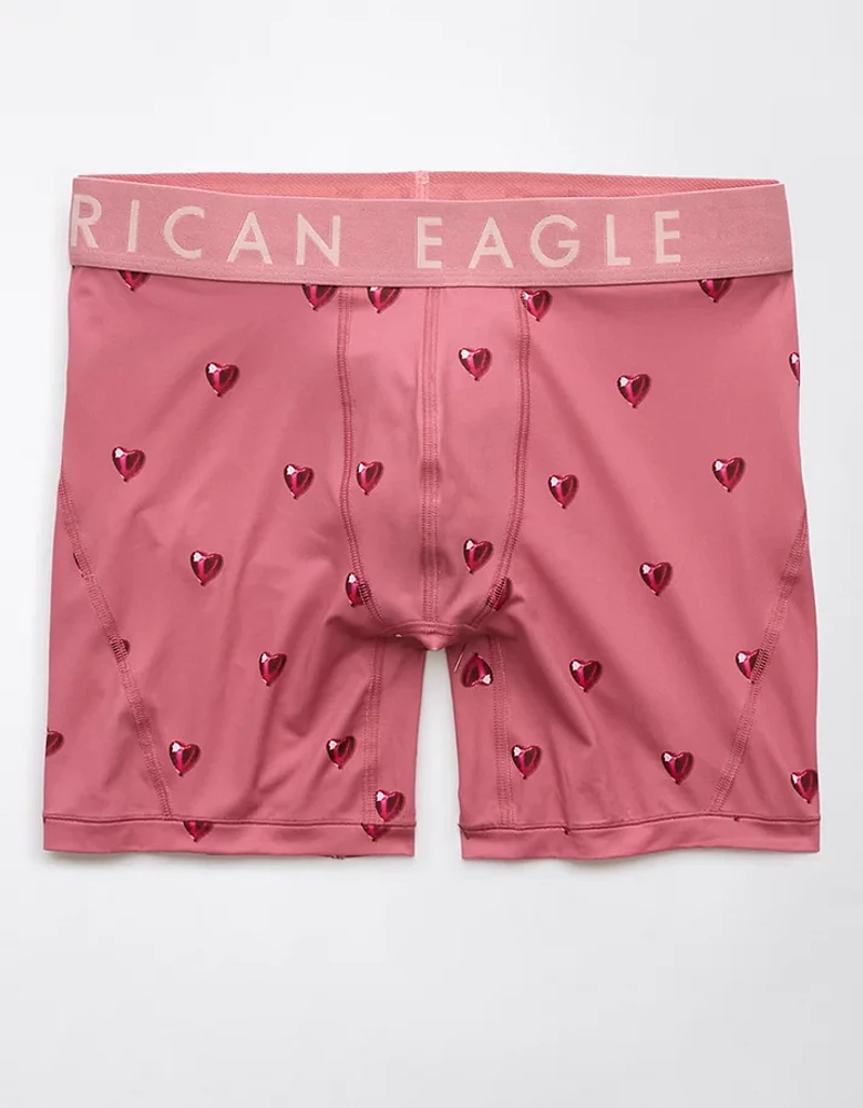 AEO Men's Flying Hearts Valentine 6" Flex Boxer Brief