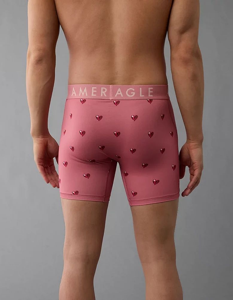 AEO Men's Flying Hearts Valentine 6" Flex Boxer Brief