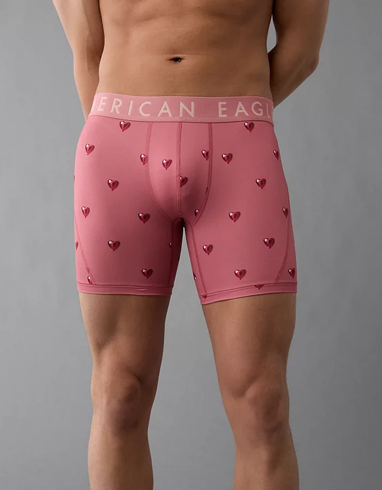 AEO Men's Flying Hearts Valentine 6" Flex Boxer Brief