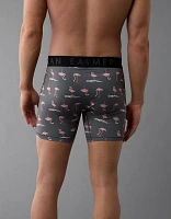 Caleçon boxeur ajusté Flex de 6 po étang flamants roses pour hommes AEO