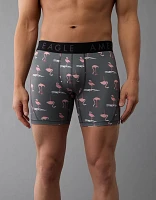 Caleçon boxeur ajusté Flex de 6 po étang flamants roses pour hommes AEO