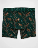 AEO Men's Tropical Leopards 6" Flex Boxer Brief