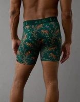 Caleçon boxeur ajusté Flex de 6 po léopards tropicaux pour hommes AEO