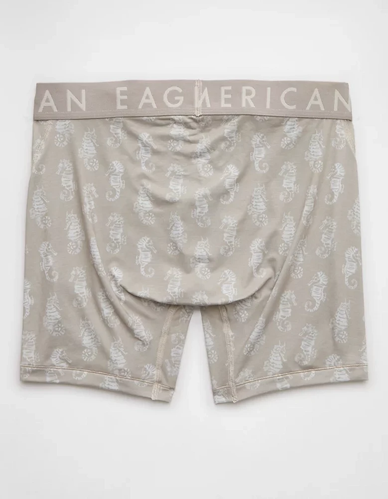 AEO Men's Seahorse Stamp 6" Flex Boxer Brief