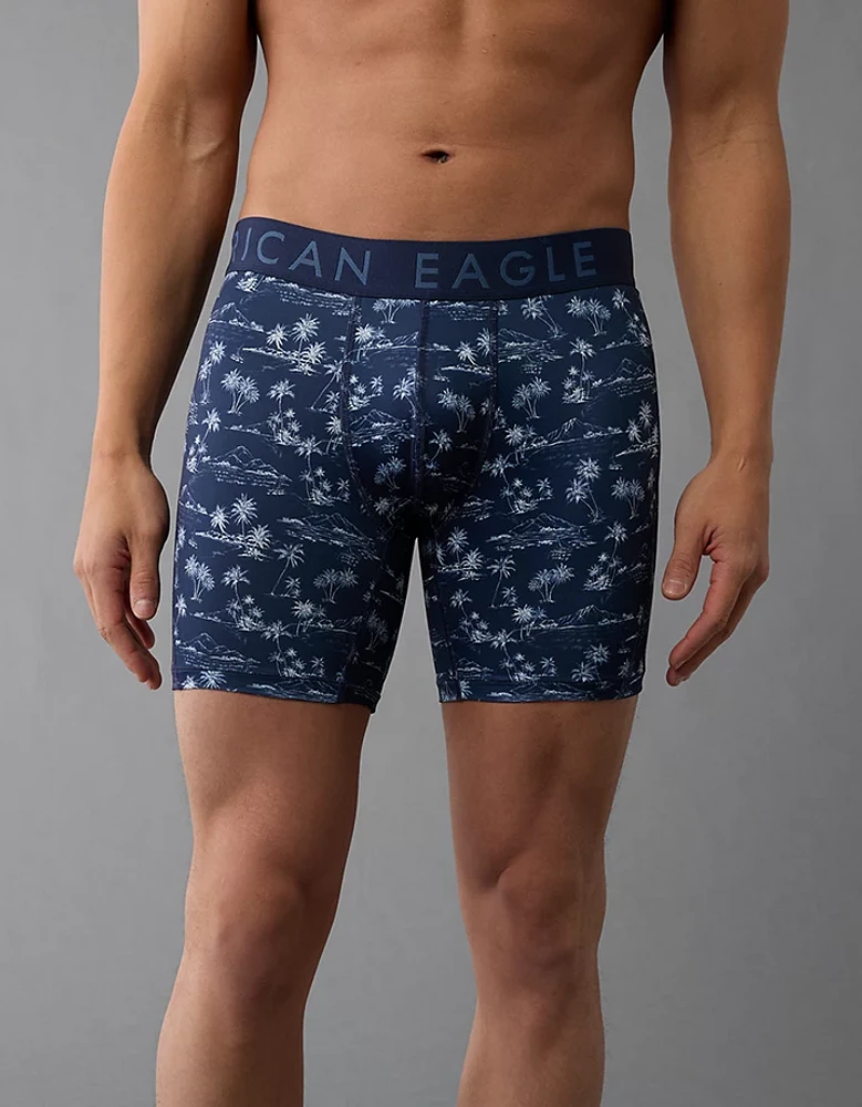 Caleçon boxeur ajusté Flex de 6 po île tropicale pour hommes AEO