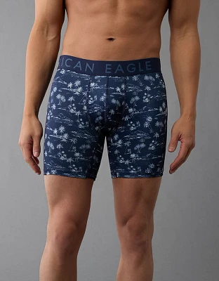 Caleçon boxeur ajusté Flex de 6 po île tropicale pour hommes AEO