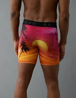 Caleçon boxeur ajusté Flex de 6 po coucher soleil pour hommes AEO