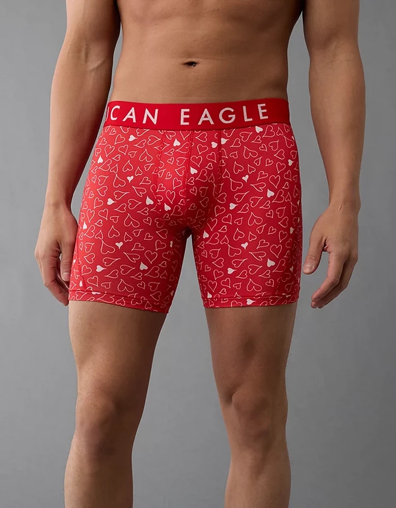 AEO Men's Heart Balloon Valentine 6" Flex Boxer Brief