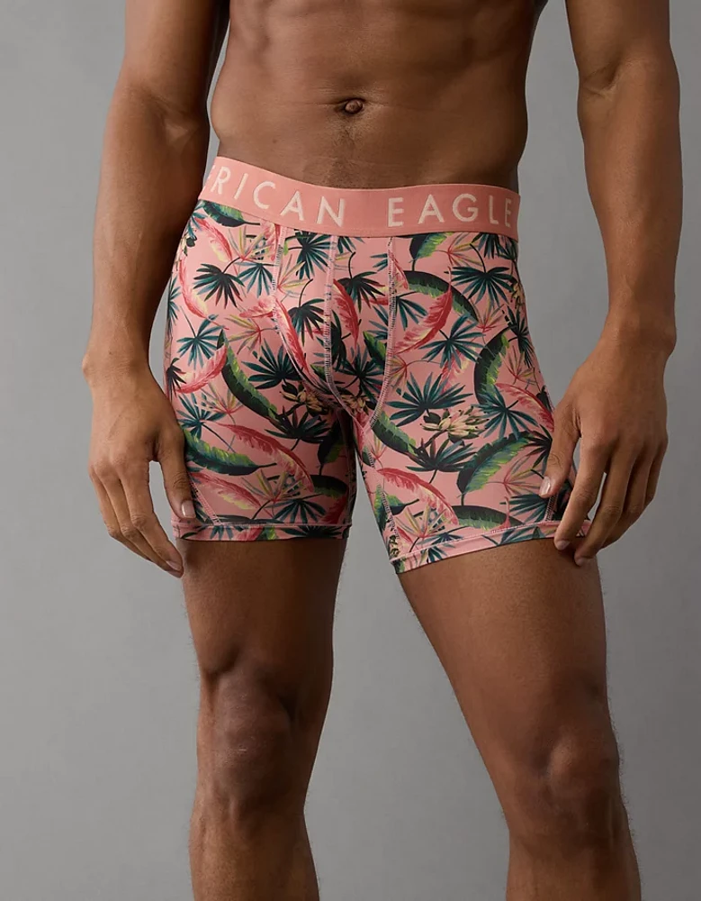 AEO Men's Tropical Bananas 6" Flex Boxer Brief