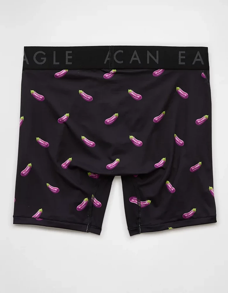 Caleçon boxeur ajusté Flex de 6 po aubergines pour hommes AEO