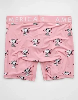 AEO Men's Snoopy Hearts Valentine 6" Flex Boxer Brief