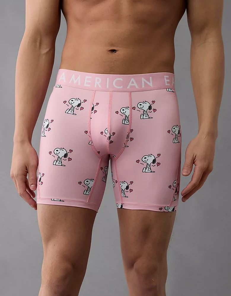 AEO Men's Snoopy Hearts Valentine 6" Flex Boxer Brief