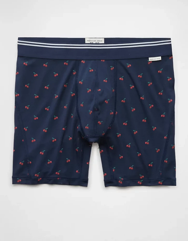 Caleçon boxeur ajusté ultradoux de 6 po cerises pour hommes AEO