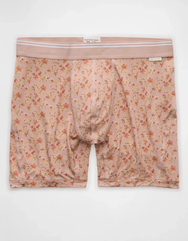 AEO Men's Floral 6" Ultra Soft Boxer Brief