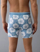 Caleçon boxeur ajusté ultradoux de 6 po motif floral pour hommes AEO