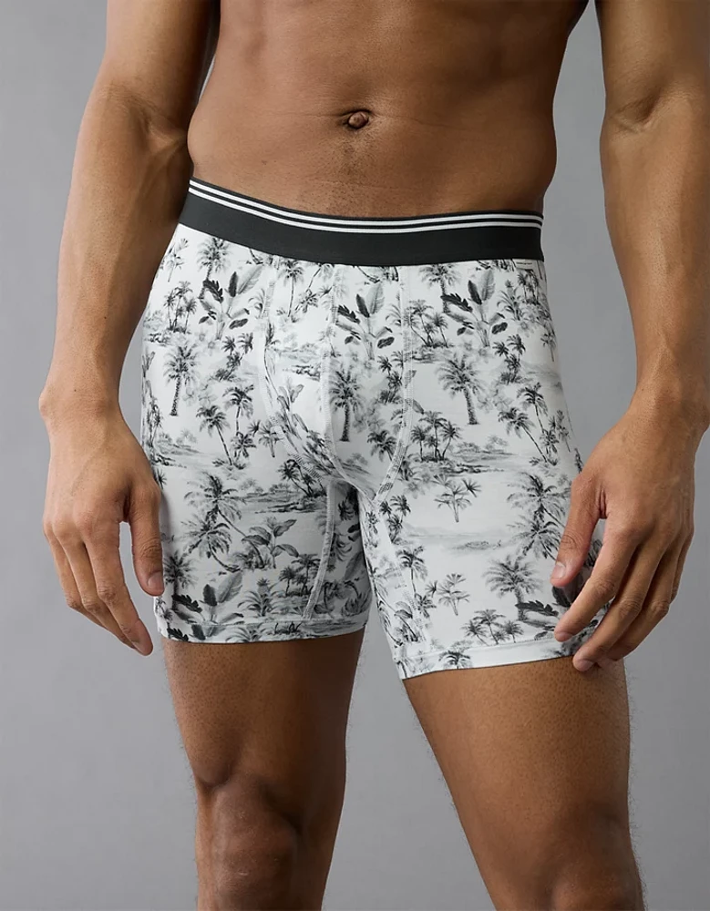 Caleçon boxeur ajusté ultradoux de 6 po tropical pour hommes AEO