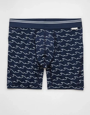 AEO Men's Wavy Stripes 6" Ultra Soft Boxer Brief