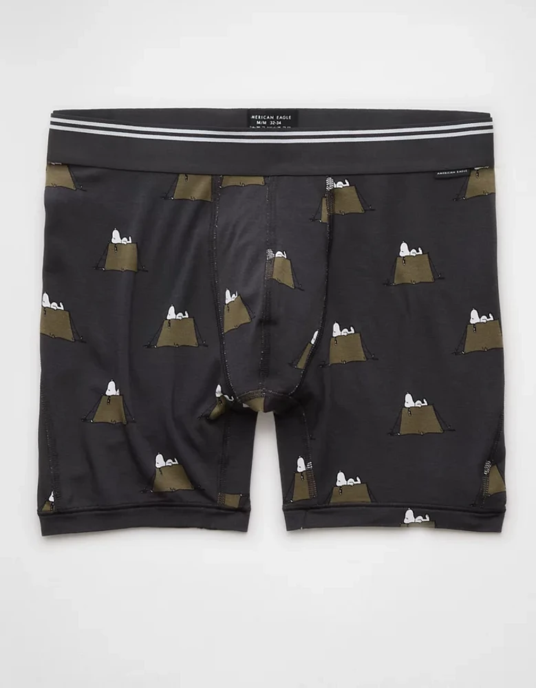 Caleçon boxeur ajusté ultradoux de 6 po tente Snoopy pour hommes AEO